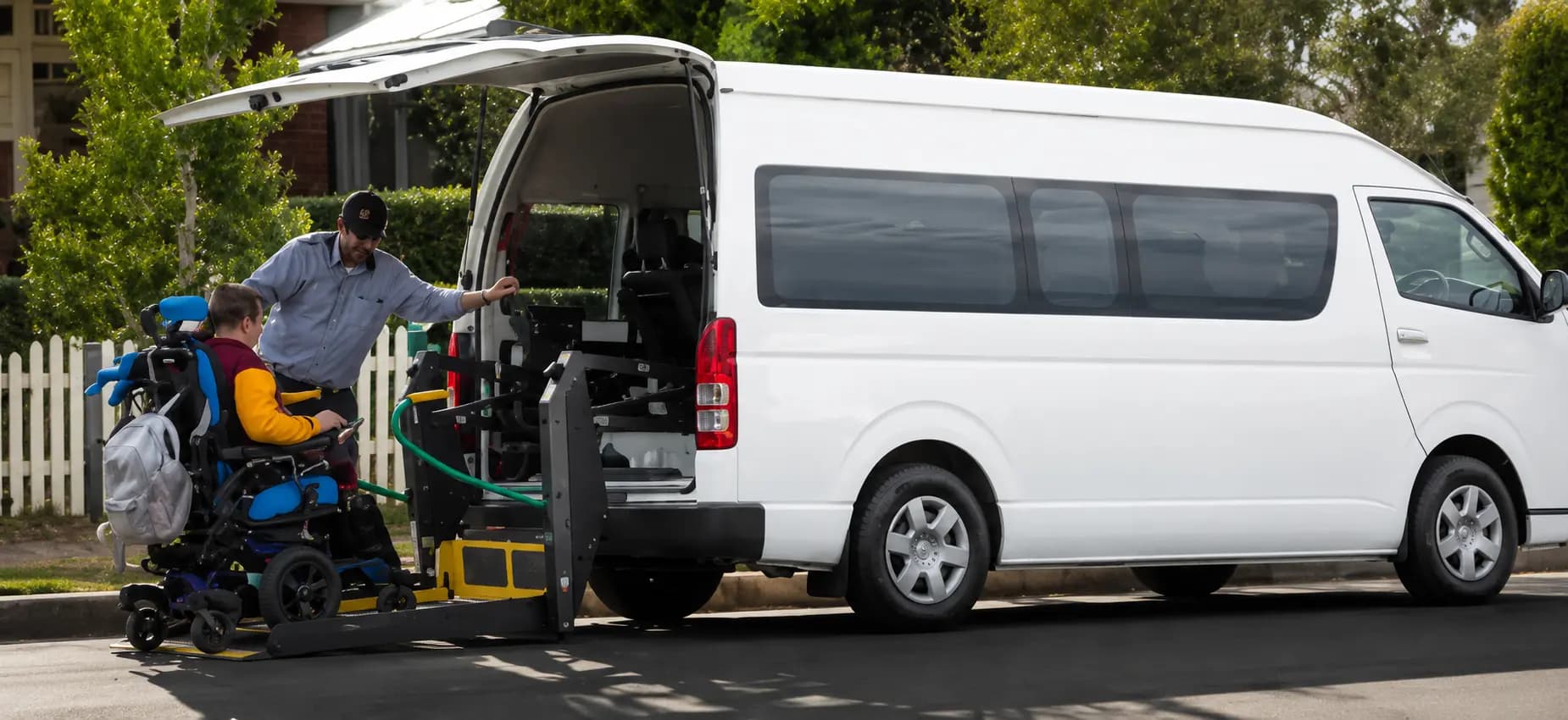 Wheelchair cab Melbourne exterior